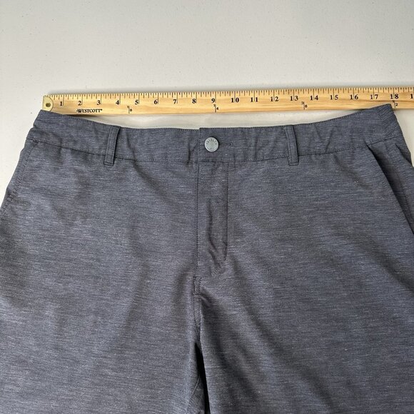 Faherty All Day Shorts Size 35 Dark Gray Stretch Golf Performance - Picture 7 of 9